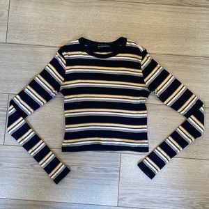 Brandy Melville Stripped cropped top